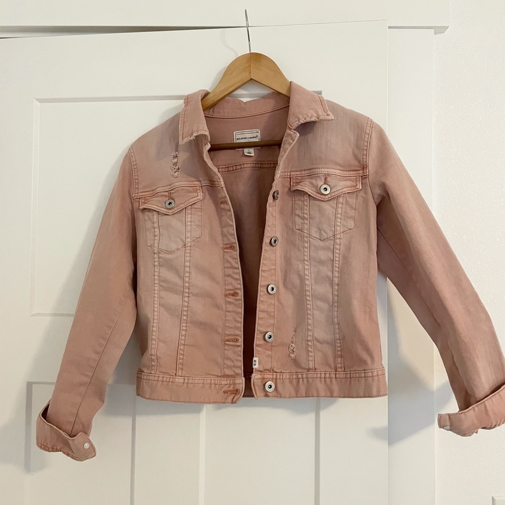 Melrose & Market Blush denim jacket